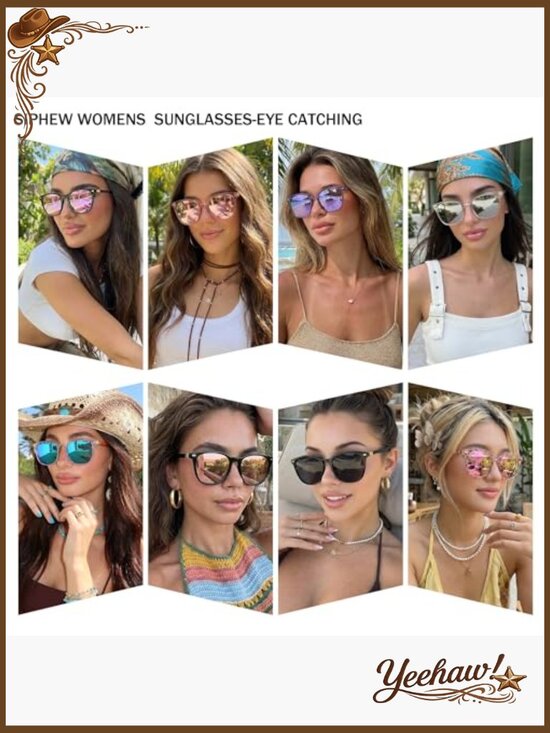Cat Eye Oversized Polarized Sunglasses UV Protection Women\'s